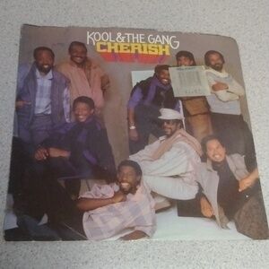 ⏺️Kool & The Gang Cherish De-Lite Records Vinyl Record 80's